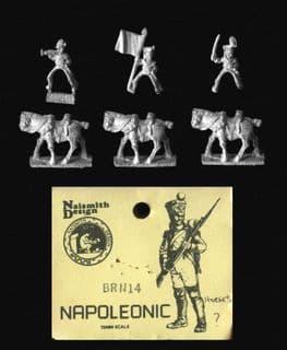 Naismith Design 15mm Napoleonic Brunswick BRN14 Uhlan Command 1815 (3)