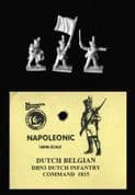 Naismith Design 15mm Napoleonic Dutch-Belgian DBN03 Dutch Infantry Command 1815 (6)