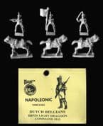 Naismith Design 15mm Napoleonic Dutch-Belgian DBN26 Light Dragoon Command 1815 (3)