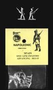 Naismith Design 15mm Napoleonic Spanish SN53 Line Infantry Advancing 1813-1815 (6)