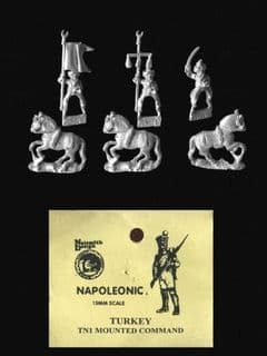 Naismith Design 15mm Napoleonic Turks TN01 Mounted Command (3)