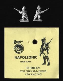 Naismith Design 15mm Napoleonic Turks TN09 Nizam-i-Jedid Infantry Advancing (6)