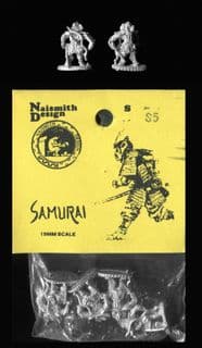 Naismith Design 15mm Samurai Range S05 Armoured Samurai, Sword & Bow(x 6)
