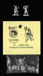 Naismith Design 15mm Samurai Range S09 Armoured Ashigaru with Sword & Bow (x 6)