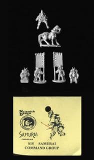 Naismith Design 15mm Samurai Range S15 Samurai Command Group (5 models)