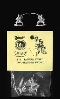 Naismith Design 15mm Samurai Range S16 Armoured Samurai, Two-Handed Sword (6)