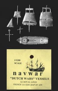 Navwar 1/1200 17th/18th Century DUF02 French Ship “Le Royal Louis” 1st Rate of 1692