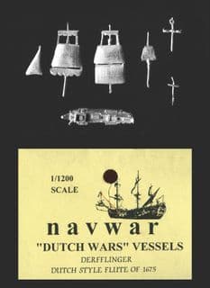 Navwar 1/1200 17th/18th Century DUG01 Brandenburg Ship “Derfflinger” Dutch-style Flute of 1675