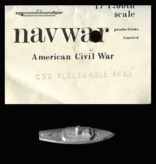 Navwar 1/1200 ACW Naval AC51 CSS Albemarle – Ironclad Ram (x 1)