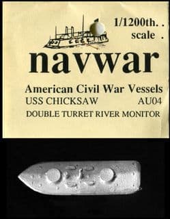 Navwar 1/1200 ACW Naval AU04 USS Chickasaw – Ironclad River Monitor (x 1)