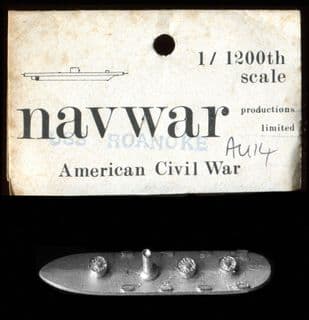 Navwar 1/1200 ACW Naval AU14 USS Roanoke – Monitor ex Screw Frigate x 1