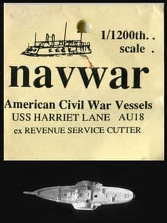 Navwar 1/1200 ACW Naval AU18 USS Harriet Lane – Sidewheel ex Revenue Cutter x 1