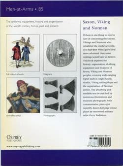 Osprey Men at Arms MAA 085 Saxon, Viking and Norman by Terence Wise