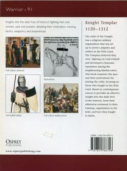 Osprey Warrior WAR 091 Knight Templar 1120 – 1312