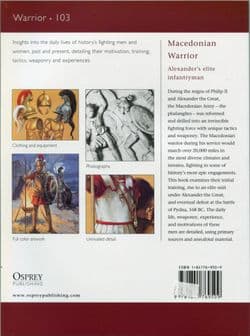 Osprey Warrior WAR 103 Macedonian Warrior: Alexander’s Elite Infantryman