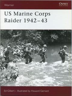 Osprey Warrior WAR 109 US Marine Corps Raider 1942-43