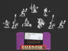 Reaper Miniatures 15mm Fantasy 03039 Dwarf Mortars & Crew (x 2 mortars)