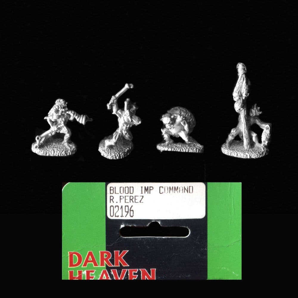 Reaper Miniatures 25mm/28mm Fantasy 02196 Blood Imp Command Group 4 ...