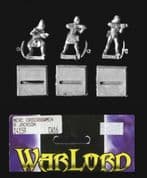 Reaper Miniatures 25mm/28mm Fantasy 14159 Mercenary Crossbowmen (3 diff figs)