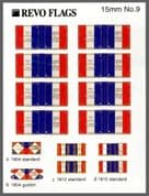 Revo Flags 15mm No 09 Napoleonic France Line Infantry 1815 & Cavalry