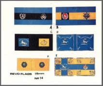 Revo Flags 15mm No 14 Napoleonic Brunswick & Nassau