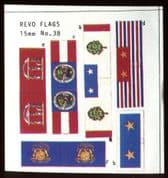 Revo Flags 15mm No 38 ACW Confederate State Flags