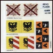 Revo Flags 15mm No 58 Landsknecht Banners