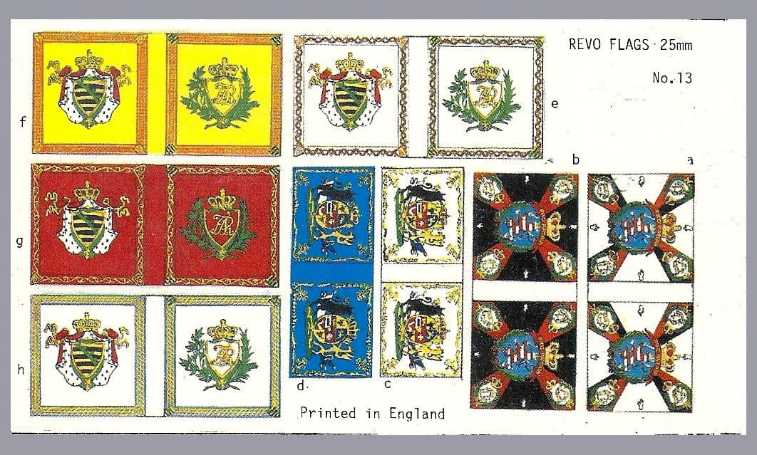 Revo Flags 25mm No 13 Napoleonic Hesse-Darmstadt