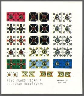 Revo Flags 5mm (1/300 scale) Micro 3 Napoleonic Prussian