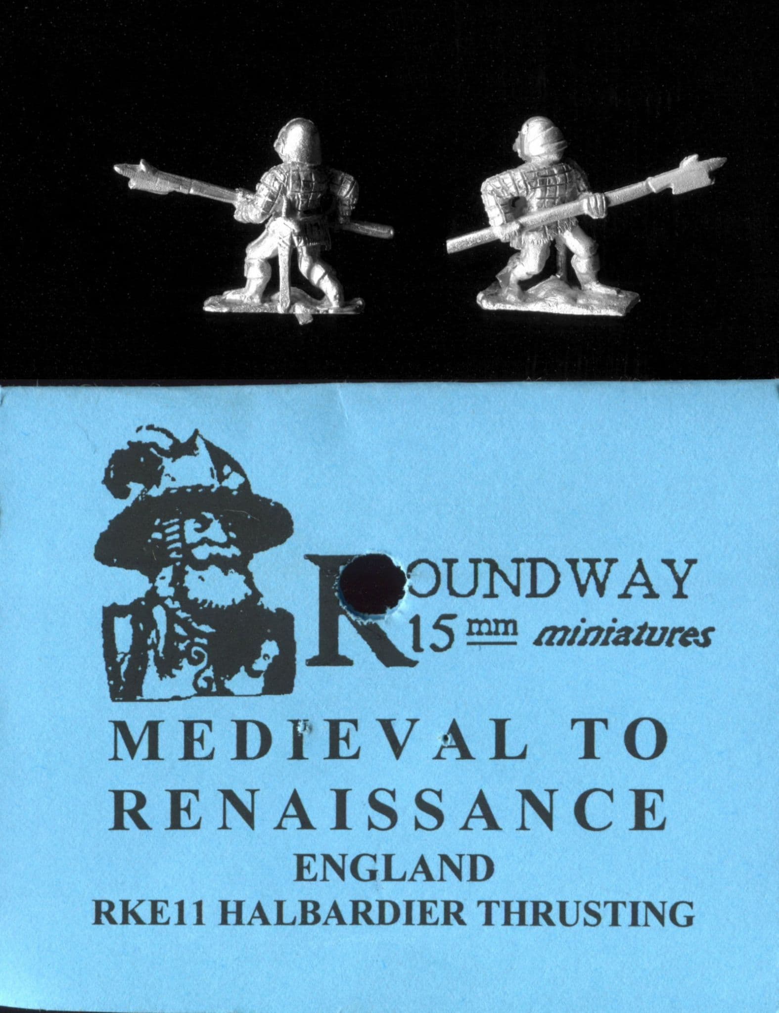 Halbardier Roundway 15mm Renaissance RKE11 English Halberdier x 8