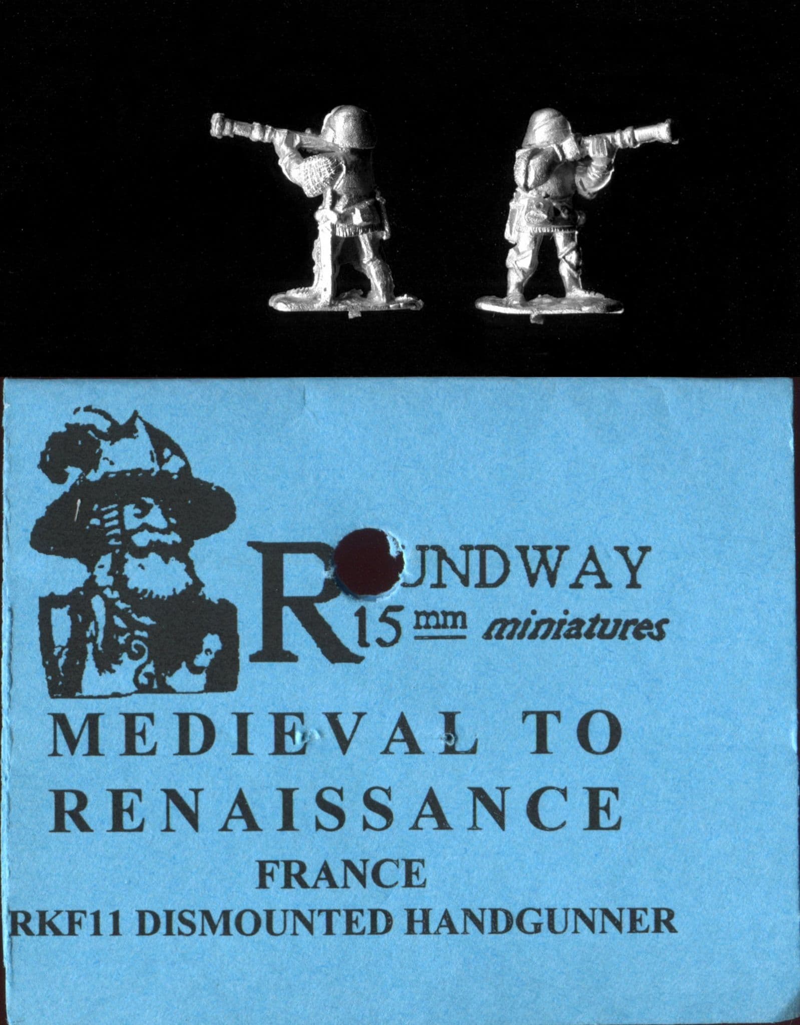 Roundway 15mm Renaissance RKF11 French Dismounted Handgunner Firing x 8