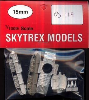 Skytrex 15mm CD119 WWII British Bishop 25pdr SPG