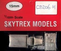 Skytrex 15mm CD206H WWII US GMC (Hard Cab) Crates Load