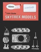 Skytrex 15mm CD220B WWII US M4A3 (75) W Sherman Medium Tank  (incl 105mm barrel) (x 1)