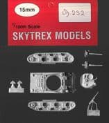 Skytrex 15mm CD232 WWII US M4A2 Marine Sherman Tank