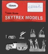 Skytrex 15mm CD242 WWII US M4 Half-Track 81mm SP Mortar Carrier & Crew (1)