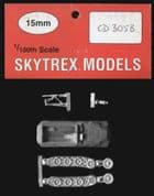 Skytrex 15mm CD305B WWII German Sdkfz 251/9C Halftrack SPG (1 model)