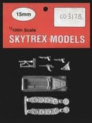 Skytrex 15mm CD317B WWII German Sdkfz 251/1s or 2D or 10D Halftrack APC (Support Weapons) 1 model