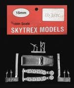 Skytrex 15mm CD317C WWII German Sdkfz 251/7D Halftrack APC (Bridging) (1 model)