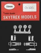 Skytrex 15mm CD335 WWII German Sig 33 150mm Inf Howitzer (x 2)