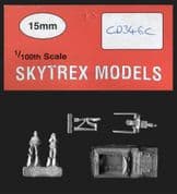 Skytrex 15mm CD346C WWII German Sdkfz 250/8 Neu Halftrack APC (75mm)