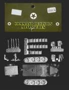 Skytrex 15mm CD357A WWII German Sdkfz 7/1 Tractor with Armoured Cab & Quad 20mm Flak 38 AA