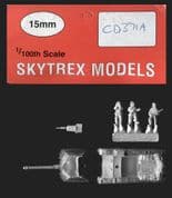 Skytrex 15mm CD371A WWII German Marder III Sdkfz 138 Ausf H Pak 40 1942 & Crew