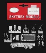 Skytrex 15mm Post War US PW870B M54 5 ton Armoured Escort Truck & Crew (x 1 model)