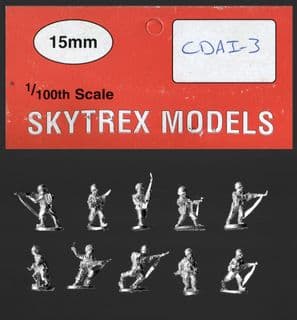 Skytrex 15mm WW2 CDAI03 US Riflemen (Pack 2) (x 10 diff figs)