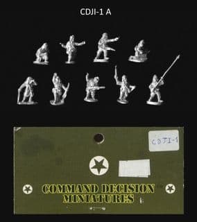 Skytrex 15mm WW2 CDJI-1A Japanese Infantry Command (x 9 diff figs)