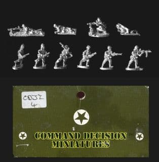 Skytrex 15mm WW2 CDJI-4 Japanese LMG Sections, Firing and Moving (x 10 models)
