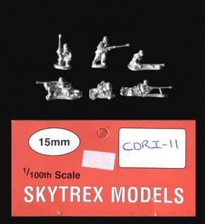Skytrex 15mm WW2 CDRI11 Russian Infantry with Anti-Tank Rifles (6 models)