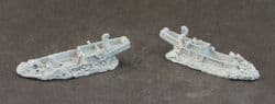 Skytrex Triton 1/600 scale Ancient Galleys AG10A Wrecked Merchant Ship (x 2)