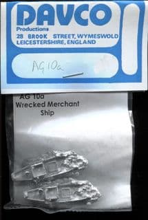 Skytrex Triton 1/600 scale Ancient Galleys AG10A Wrecked Merchant Ship (x 2)
